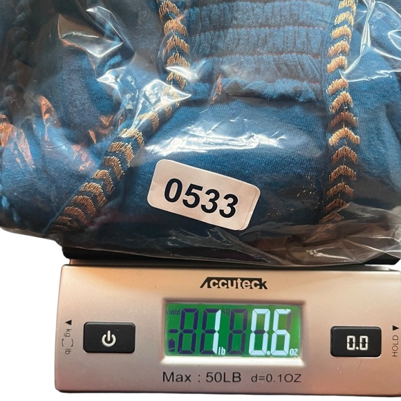 Free People Lovers Cove Mini Dress Womens Medium Turquoise Embroidered Bohemian - Picture 11 of 12